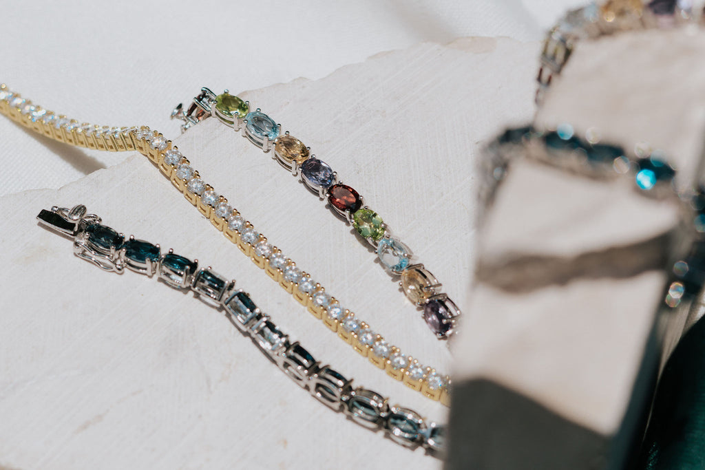 Pulsera  tennis Topacio London