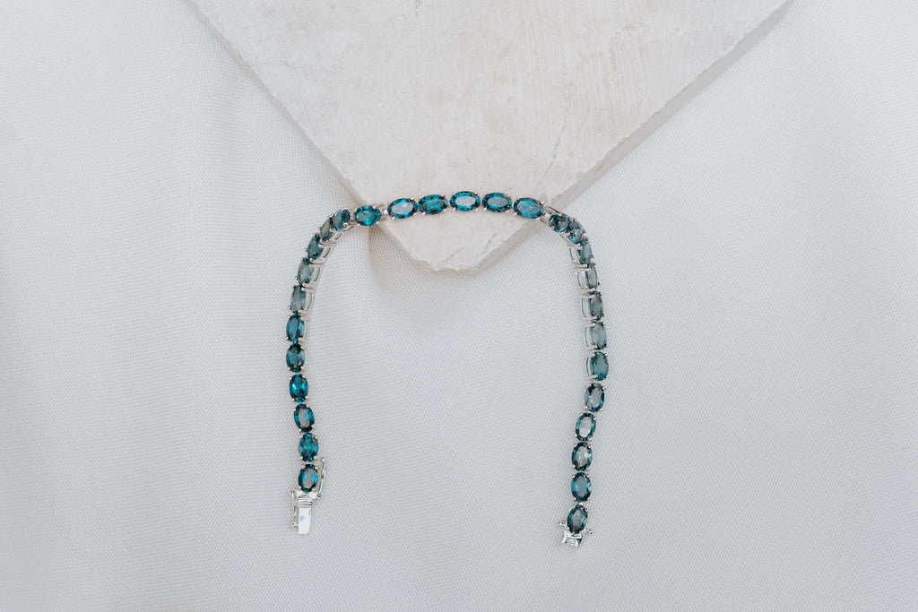 Pulsera  tennis Topacio London