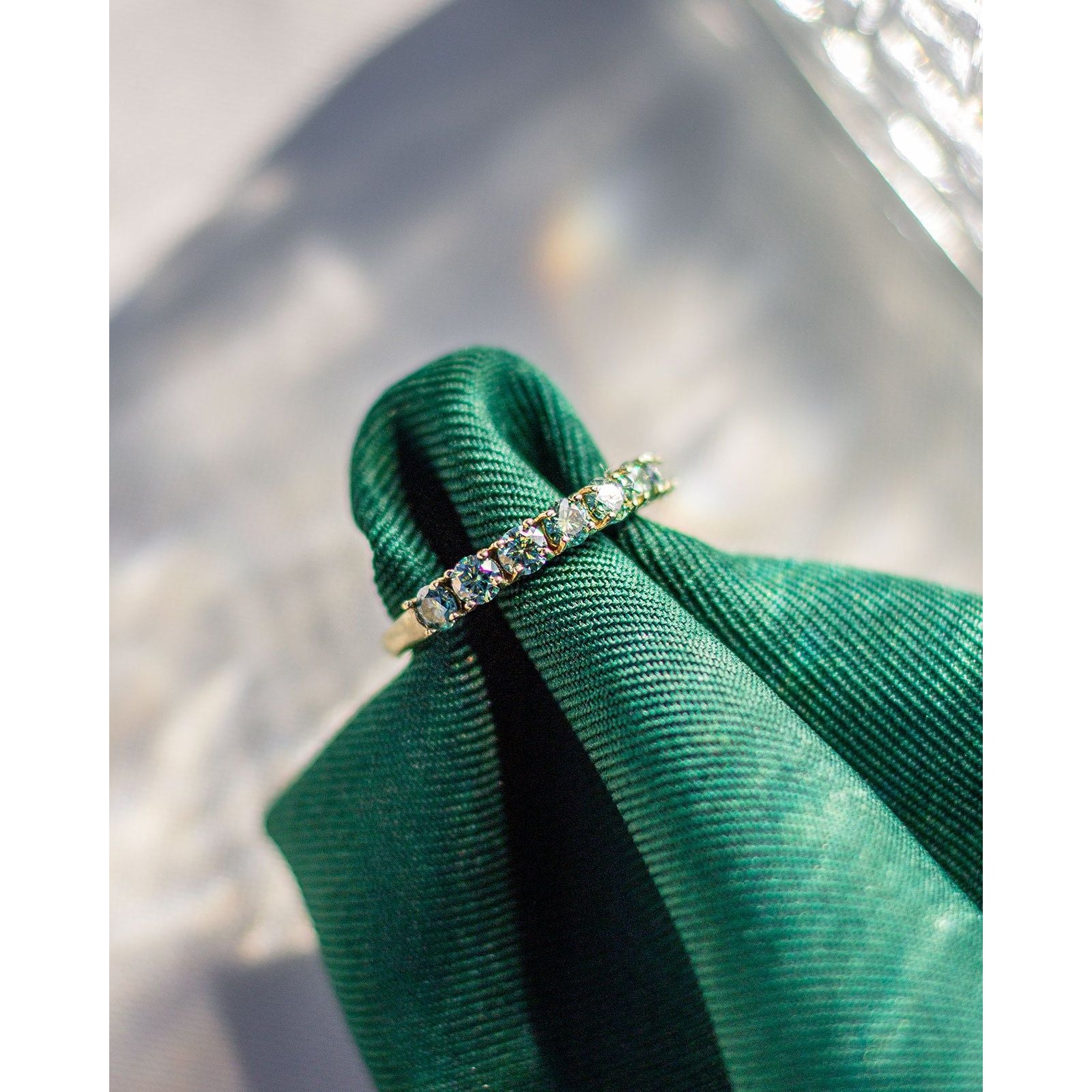 Moissanitas verdes
